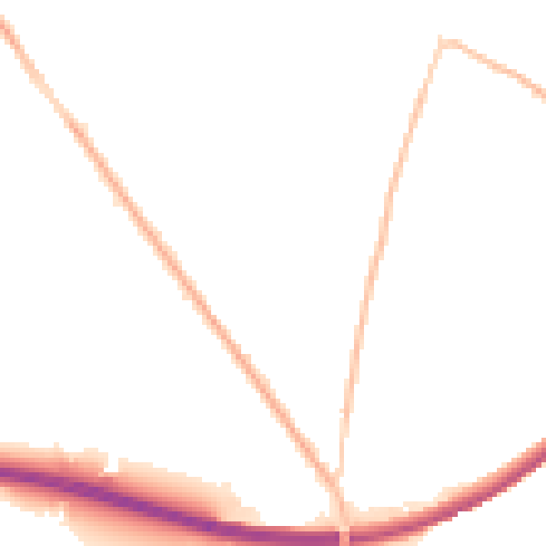 Night-time road noise heatmap for PO10 7PX