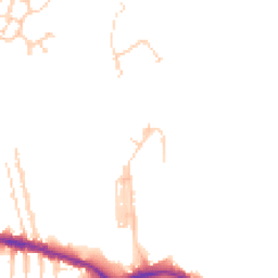 Daytime road noise heatmap for PO12 1AU