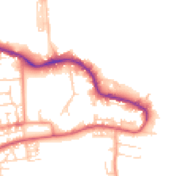 Daytime road noise heatmap for PO12 1BH