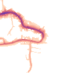 Daytime road noise heatmap for PO12 1DS