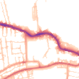 Daytime road noise heatmap for PO12 1FE