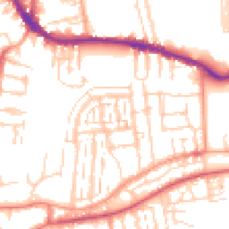 Daytime road noise heatmap for PO12 1PT