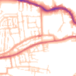 Daytime road noise heatmap for PO12 1QW