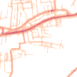 Daytime road noise heatmap for PO12 1RJ