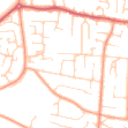 Daytime road noise heatmap for PO12 2QB