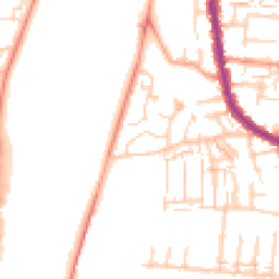 Daytime road noise heatmap for PO12 3EN