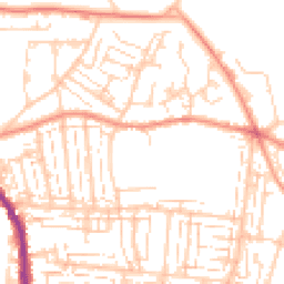 Daytime road noise heatmap for PO12 4AH