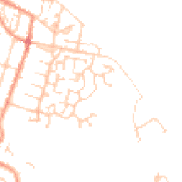 Daytime road noise heatmap for PO12 4FZ