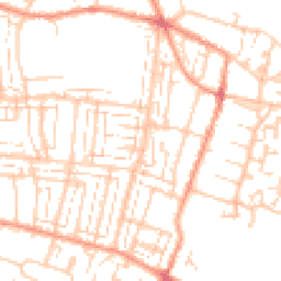 Daytime road noise heatmap for PO12 4HR