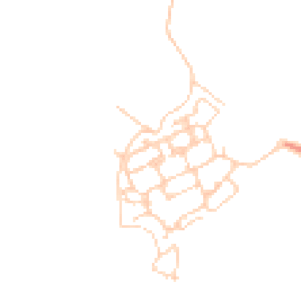 Daytime road noise heatmap for PO17 5DG