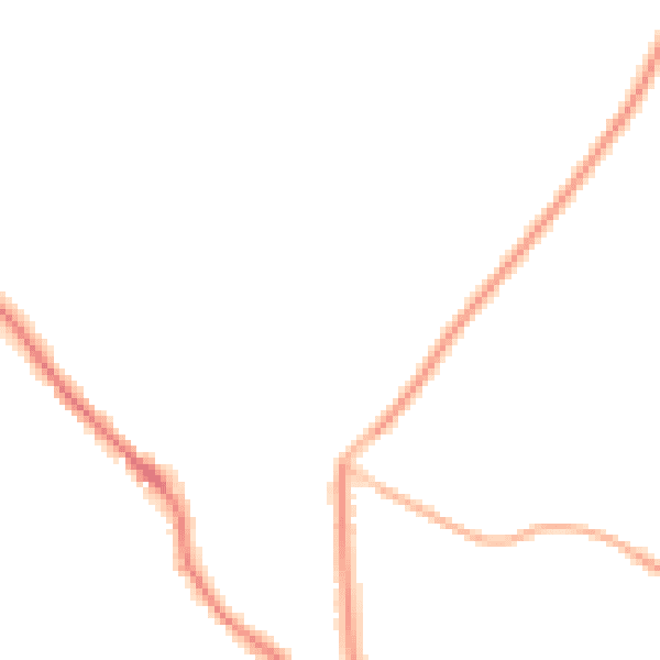 Night-time road noise heatmap for PO17 5JY