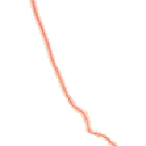 Night-time road noise heatmap for PO18 0BX