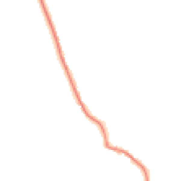 Night-time road noise heatmap for PO18 0BY