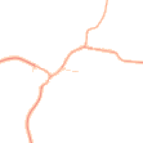 Daytime road noise heatmap for PO18 0JF