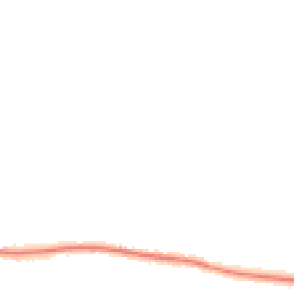 Night-time road noise heatmap for PO18 8FF