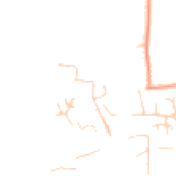 Daytime road noise heatmap for PO18 8HH