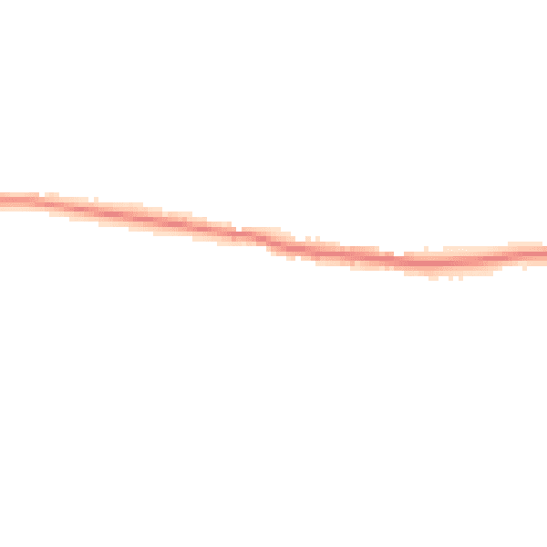 Night-time road noise heatmap for PO18 8SF