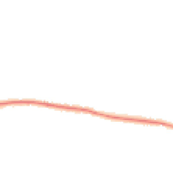 Night-time road noise heatmap for PO18 8SN