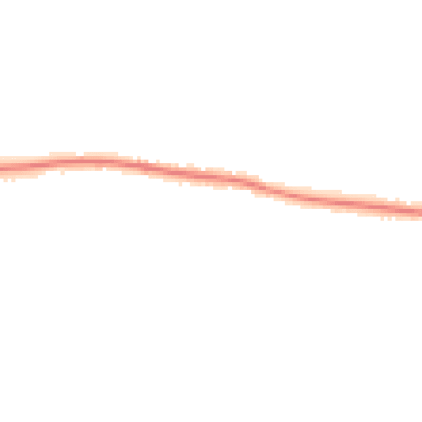 Night-time road noise heatmap for PO18 8SS