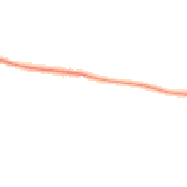 Night-time road noise heatmap for PO18 8TL