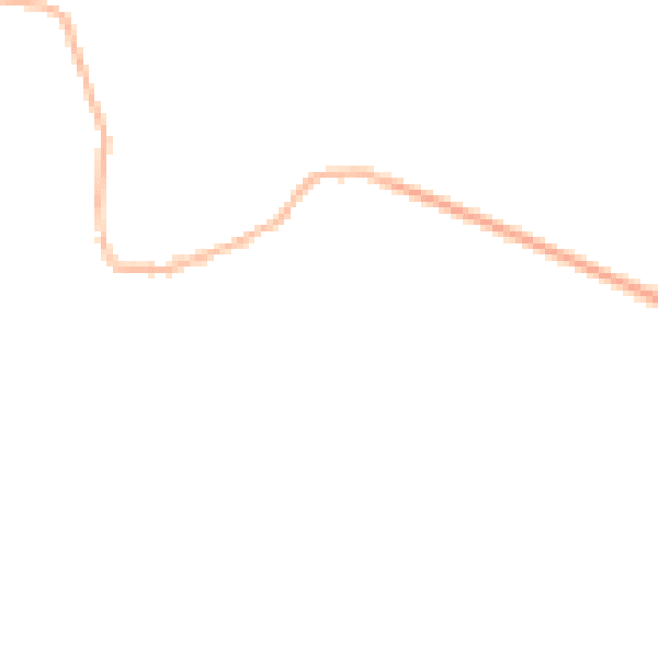 Night-time road noise heatmap for PO18 9LB