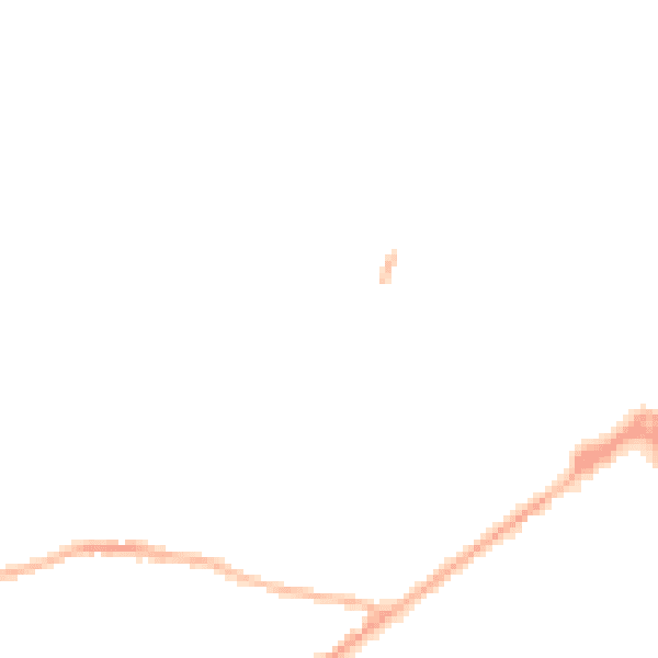 Night-time road noise heatmap for PO19 6US