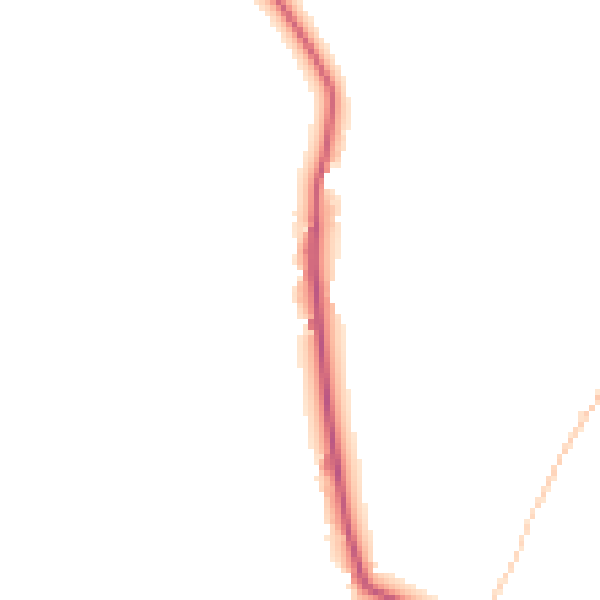 Daytime road noise heatmap for PO20 9DZ