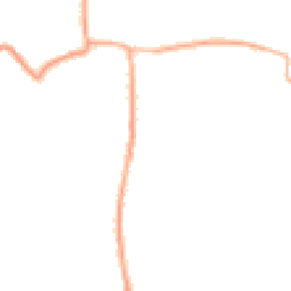 Night-time road noise heatmap for PO33 1AQ