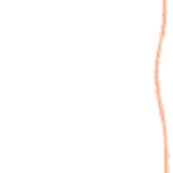 Night-time road noise heatmap for PO33 1BA