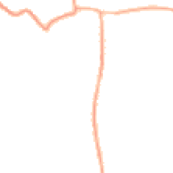 Night-time road noise heatmap for PO33 1BJ