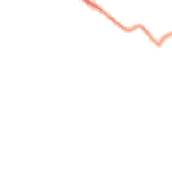 Night-time road noise heatmap for PO33 1HB
