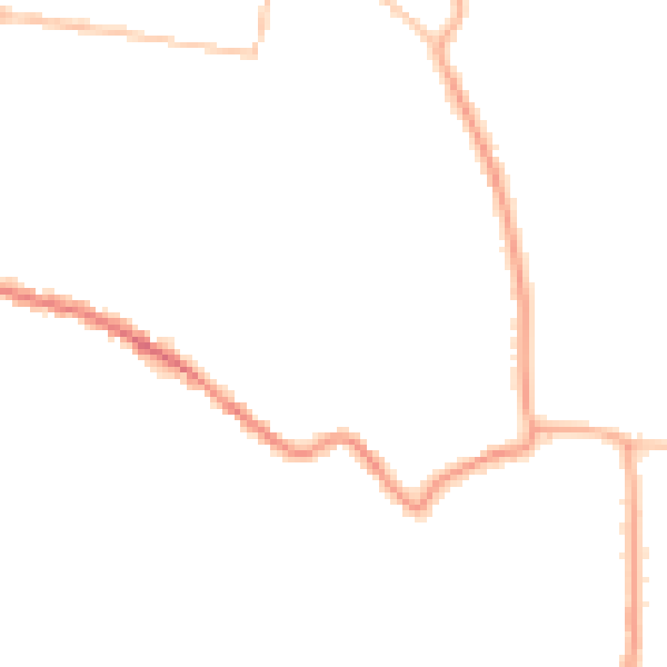 Night-time road noise heatmap for PO33 1HL