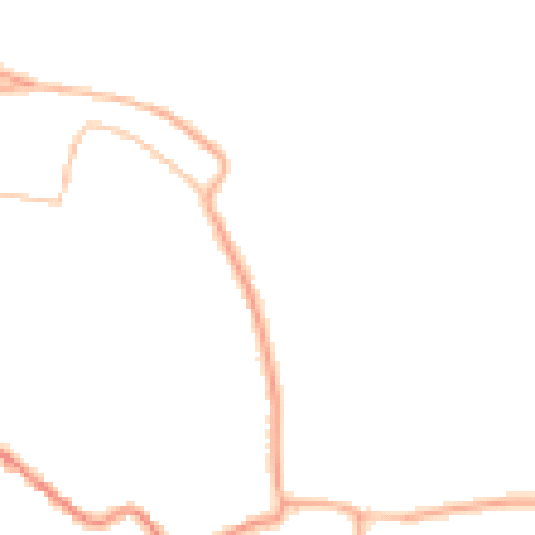 Night-time road noise heatmap for PO33 1LL