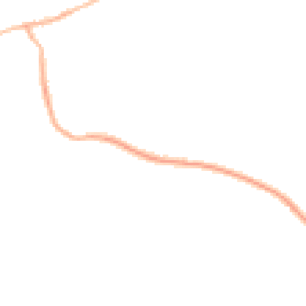 Night-time road noise heatmap for PO33 1XG