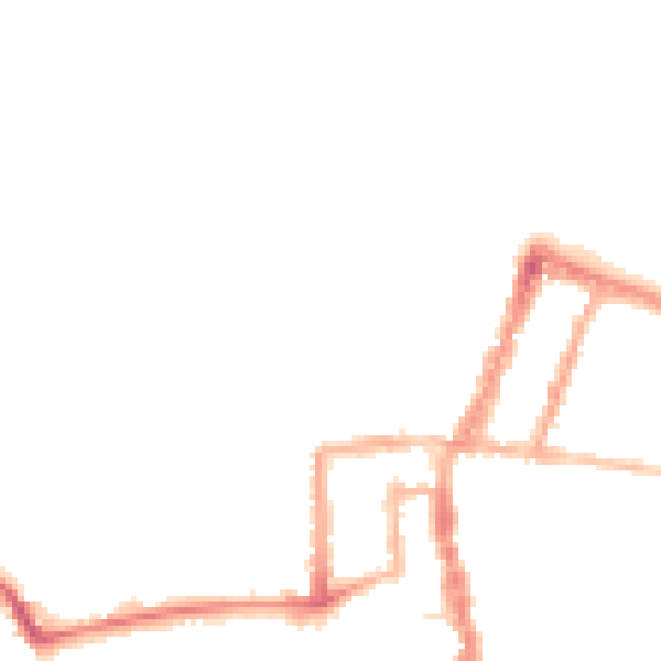 Night-time road noise heatmap for PO33 2DN