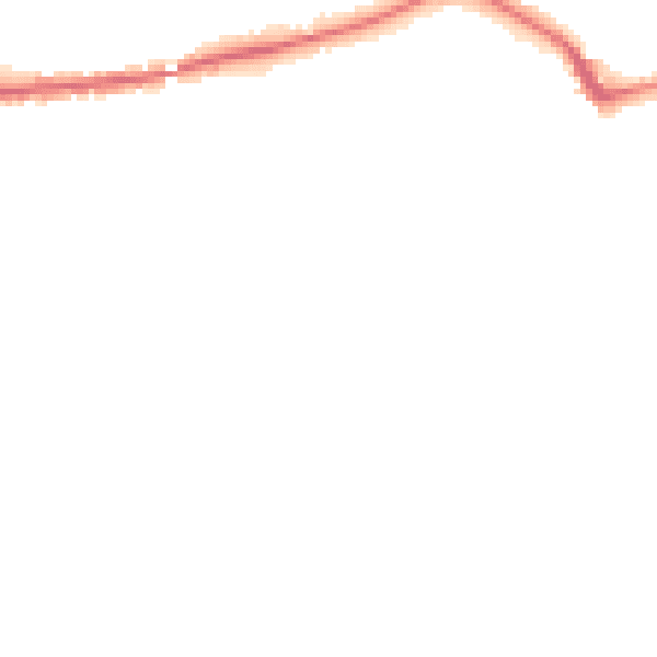 Night-time road noise heatmap for PO33 3LU