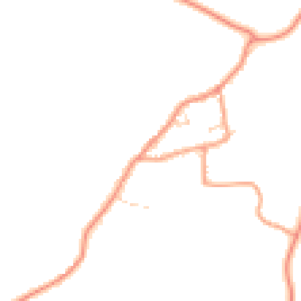 Daytime road noise heatmap for PO33 4DX
