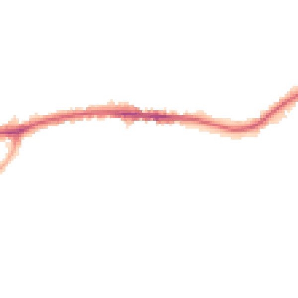 Night-time road noise heatmap for PO33 4LN