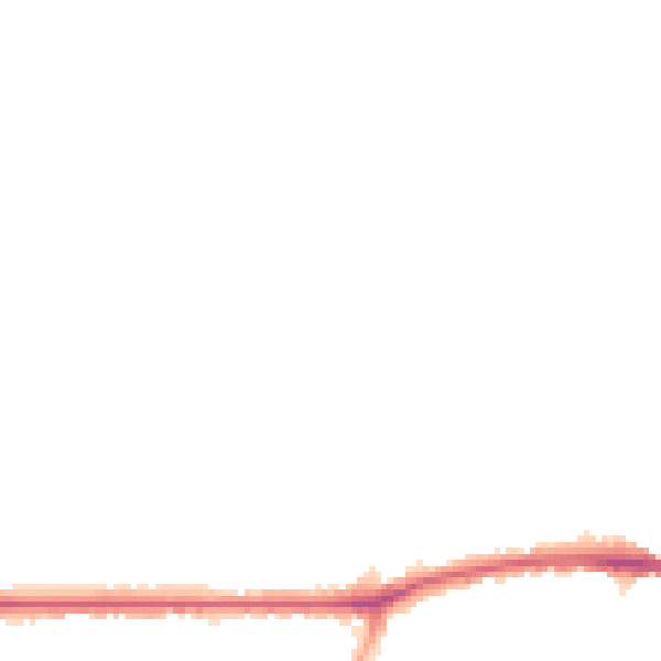 Night-time road noise heatmap for PO33 4NQ