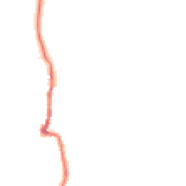 Night-time road noise heatmap for PO36 0AU