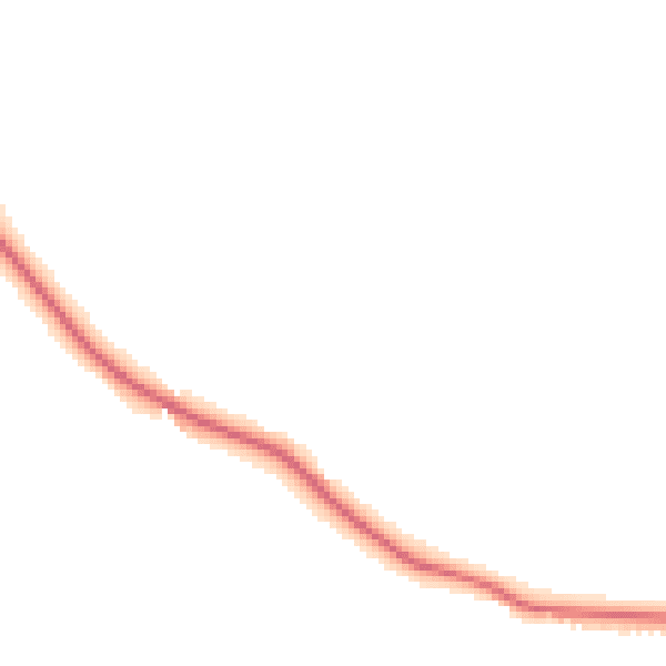 Night-time road noise heatmap for PO36 0EG
