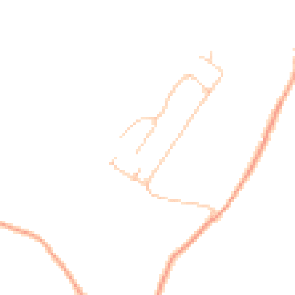 Daytime road noise heatmap for PO36 0HR