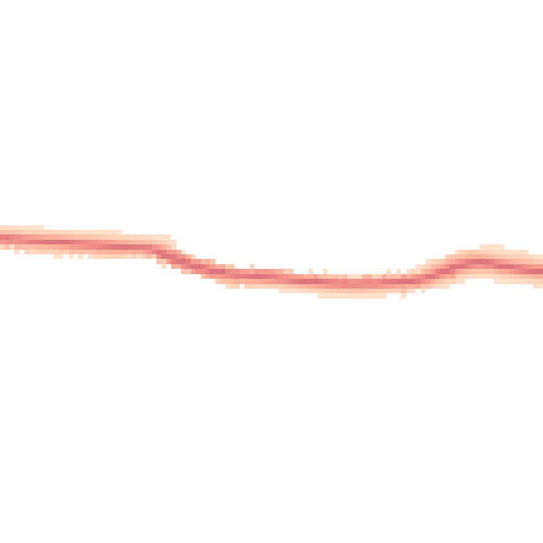 Night-time road noise heatmap for PO36 0JR