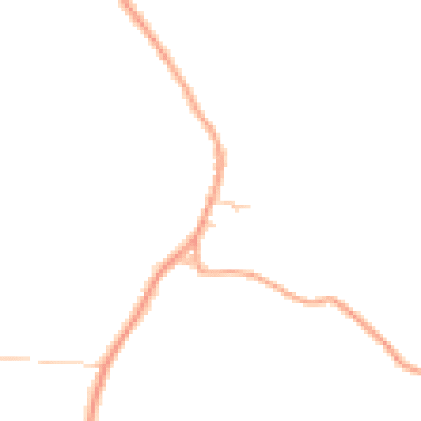 Daytime road noise heatmap for PO36 0NQ