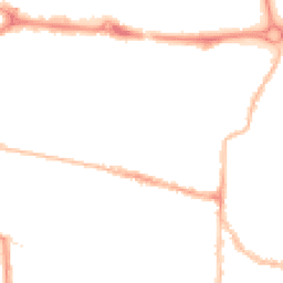 Night-time road noise heatmap for PO5 1AU