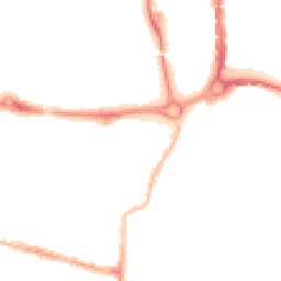 Night-time road noise heatmap for PO5 1EB