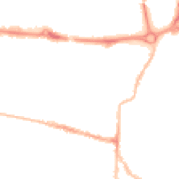 Night-time road noise heatmap for PO5 1HD