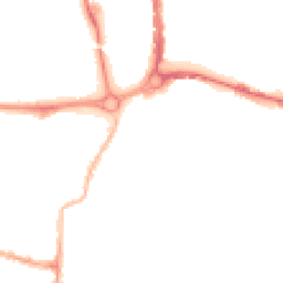 Night-time road noise heatmap for PO5 1SJ