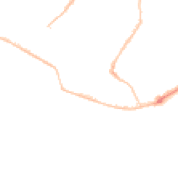 Night-time road noise heatmap for PO5 2LG