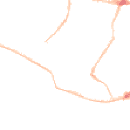 Night-time road noise heatmap for PO5 2NA